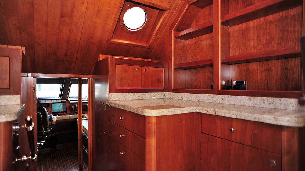 Galley on upper deck