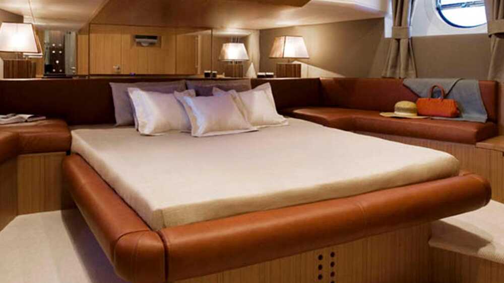 VIP cabin of the yacht SICILIA IV