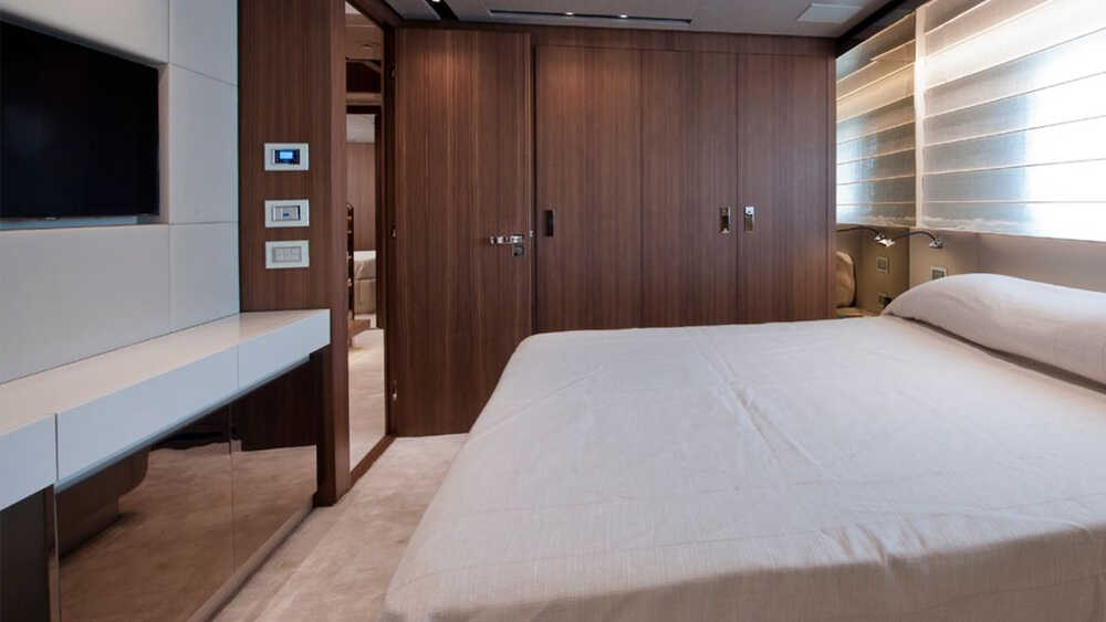 VIP cabin on starboard side