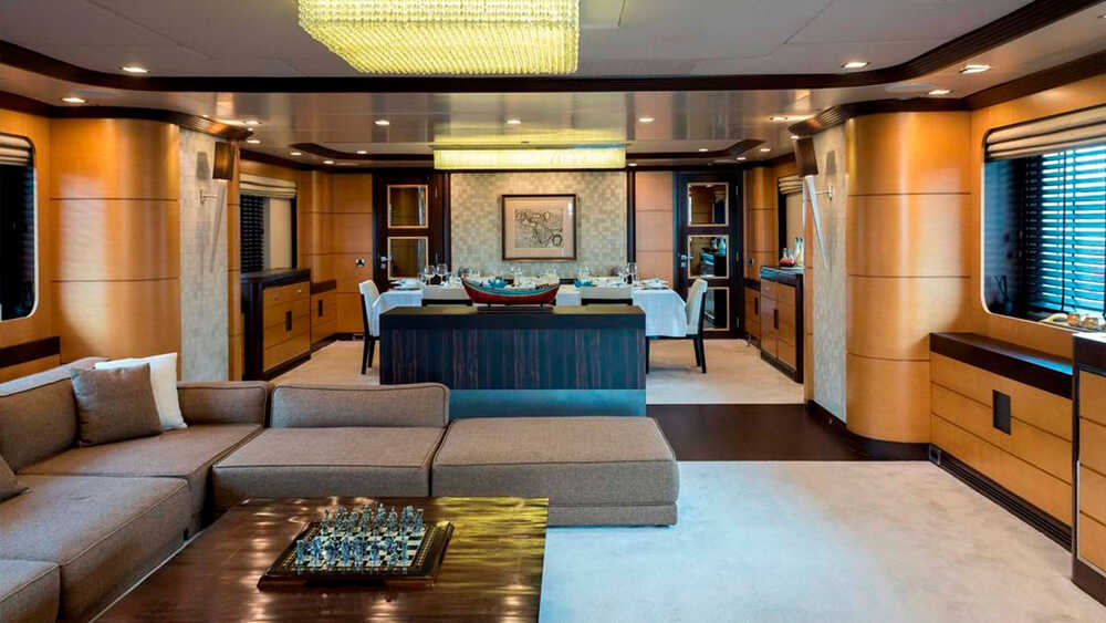 Main deck lounge area