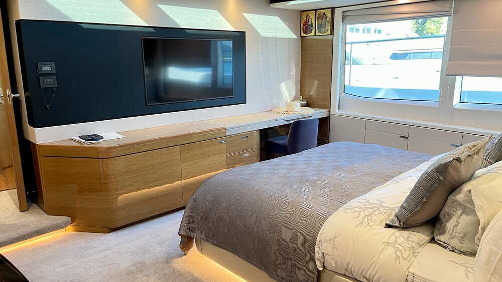 Master cabin on main deck