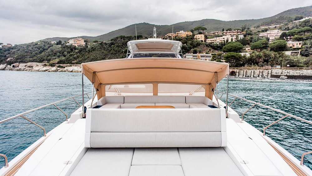 Lounge area on bow