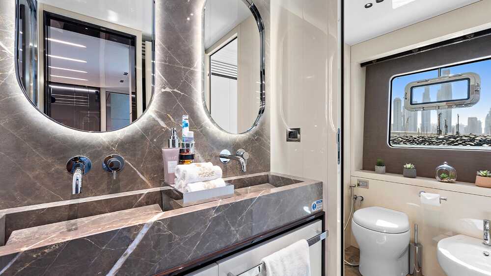Vanity table in master cabin 