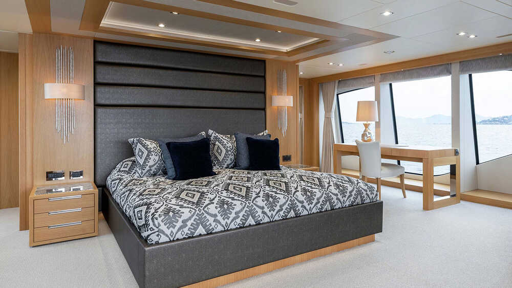 Owner's suit on upper deck