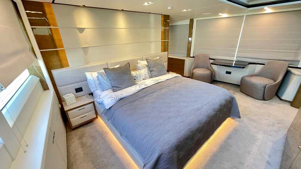 Master cabin on main deck