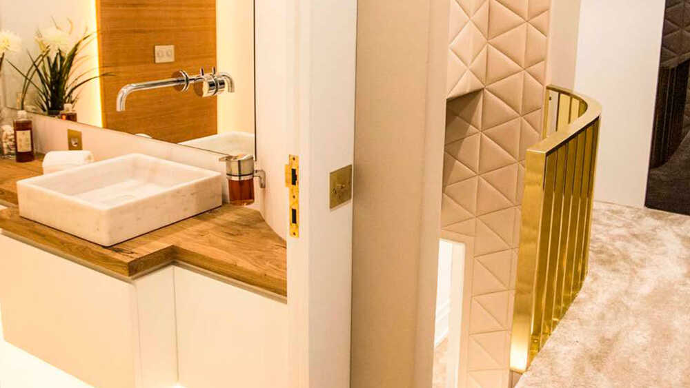 Bathroom of master cabin
