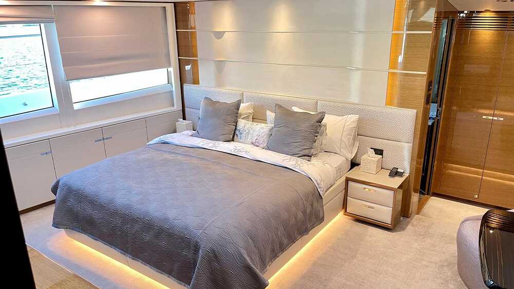 Master cabin on main deck