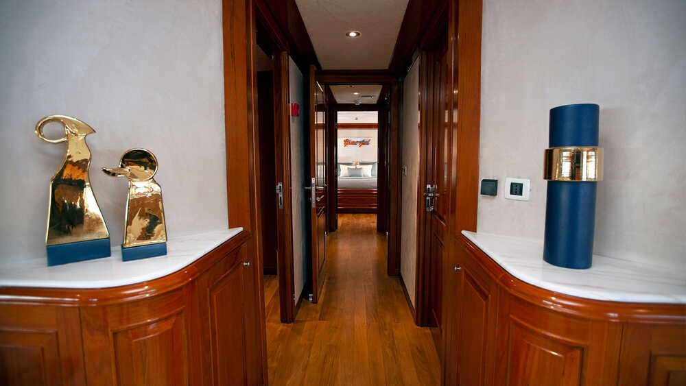 Master cabin on upper deck