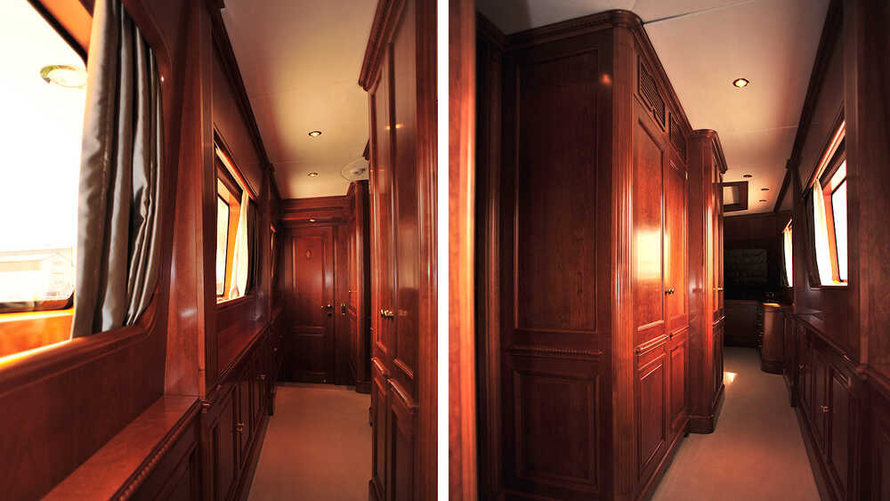 Access to owner's cabin