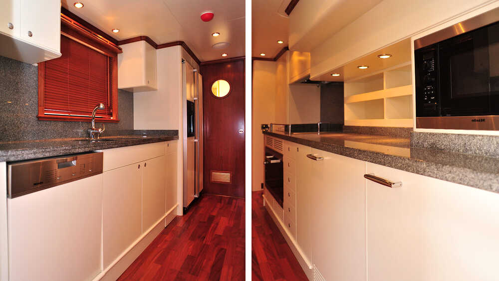 Galley on main deck