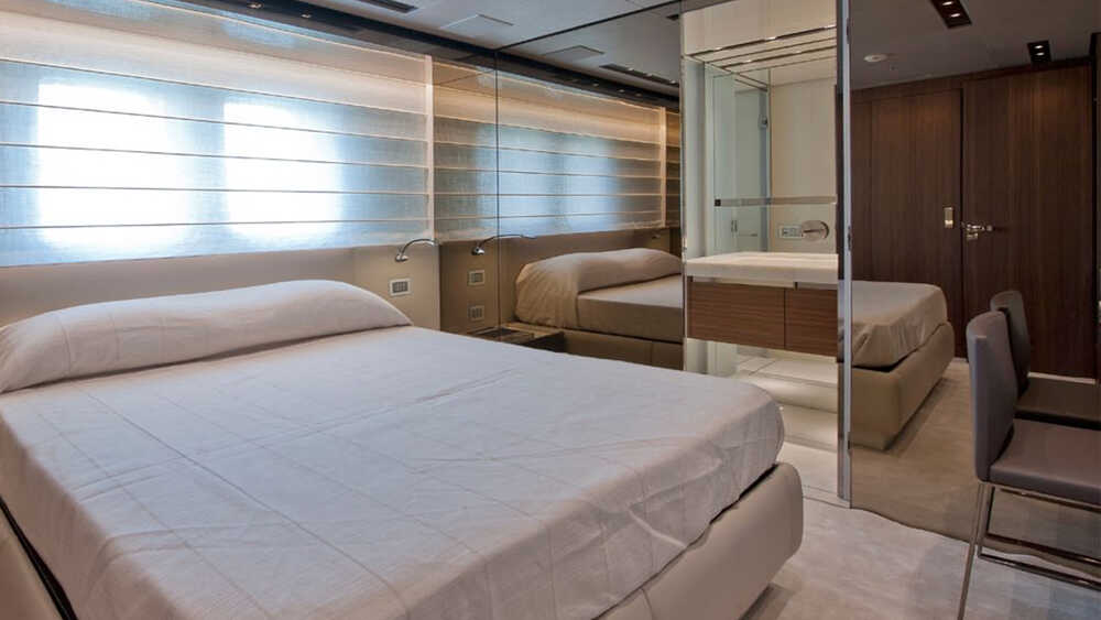 VIP cabin on starboard side
