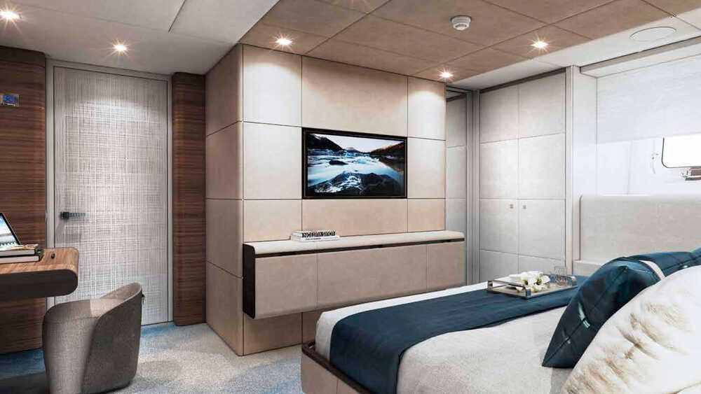 VIP cabin on the lower deck