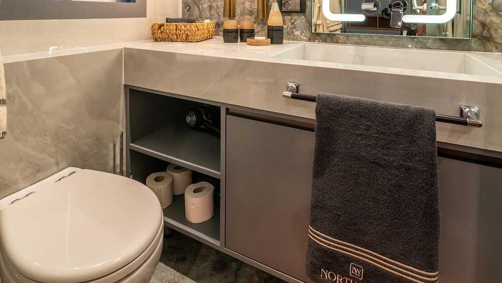 Bathroom in VIP cabin