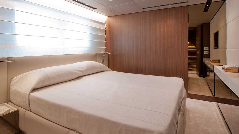 VIP cabin on port side