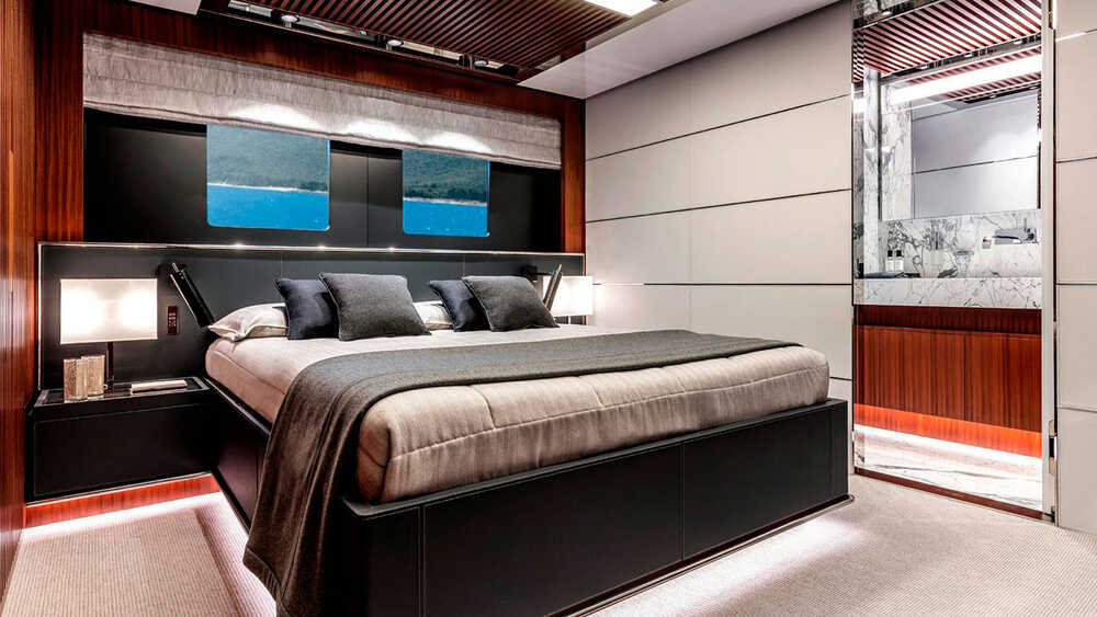 VIP cabin on the lower deck on the starboard side