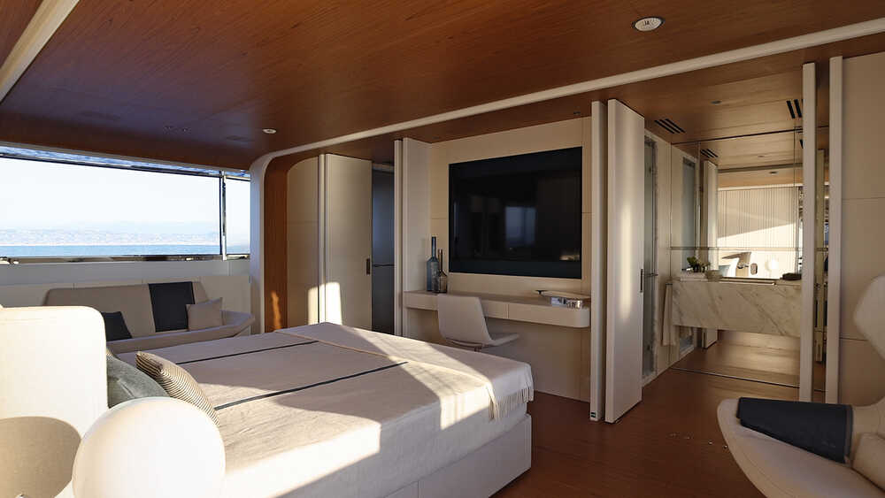 Owner's cabin on main deck