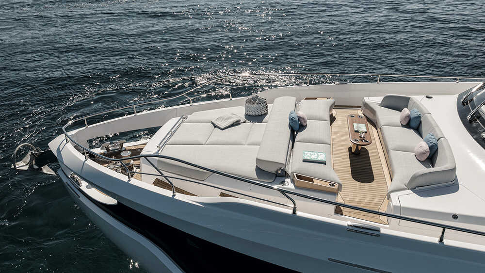 Lounge area on bow