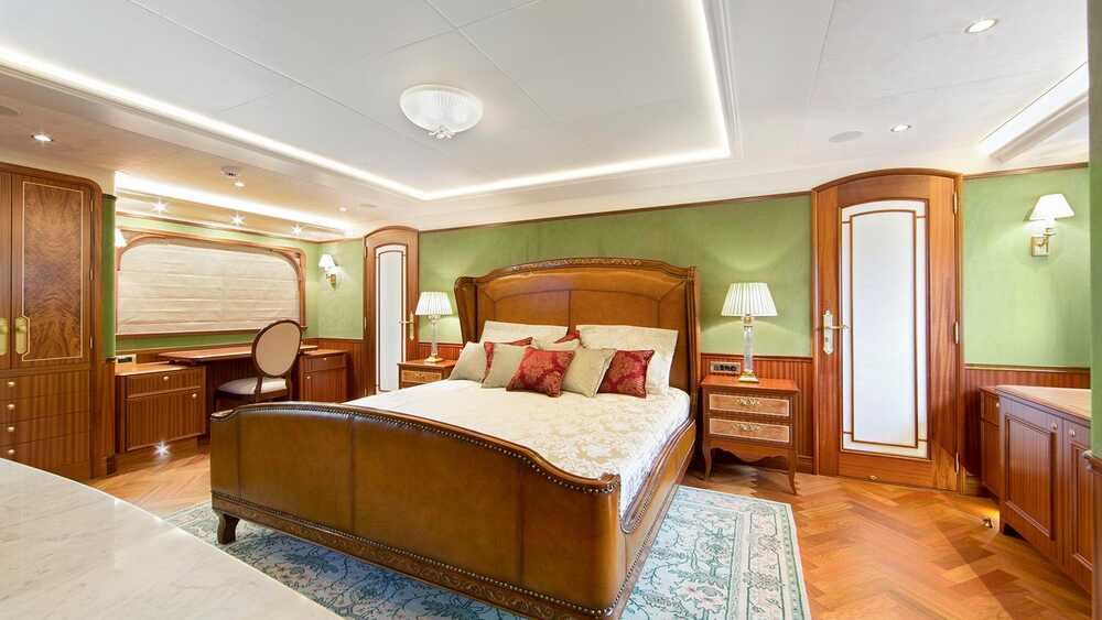 Master cabin on lower deck