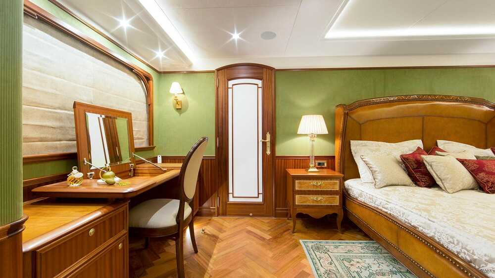 Master cabin on lower deck