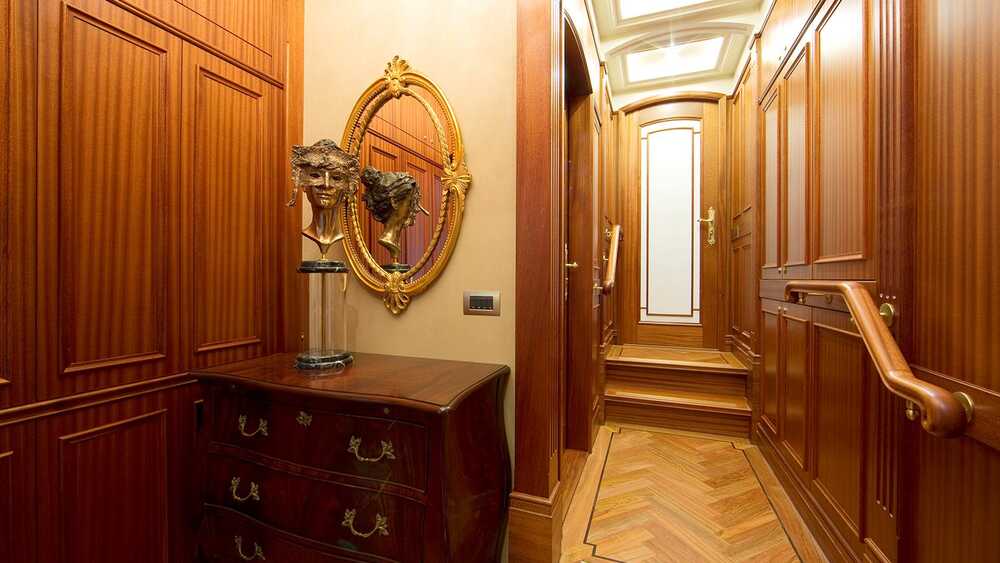 Corridor on lower deck