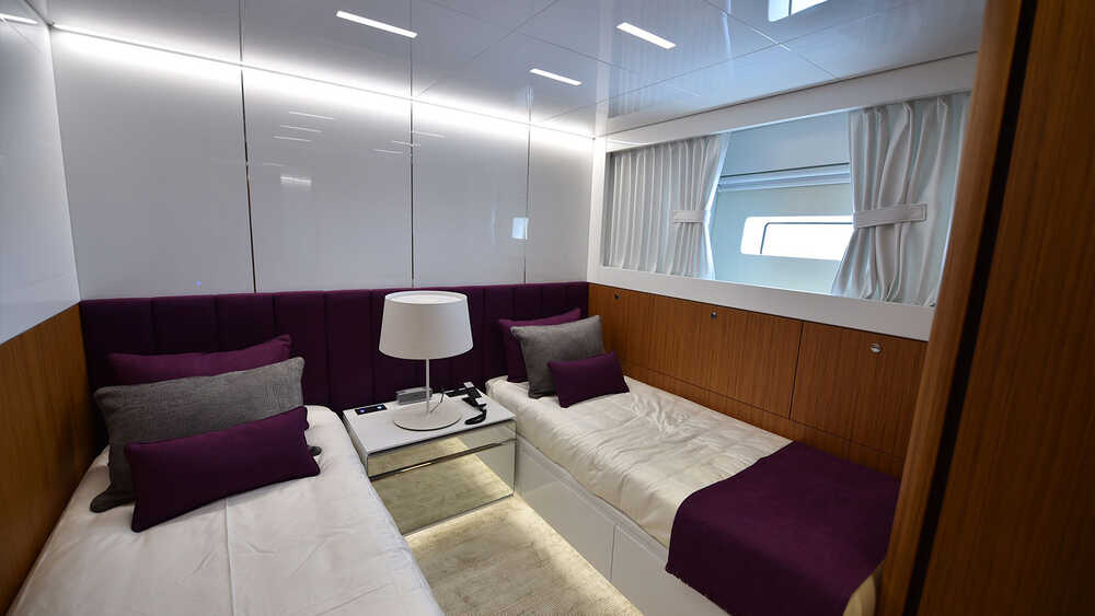 Guest cabin on portside