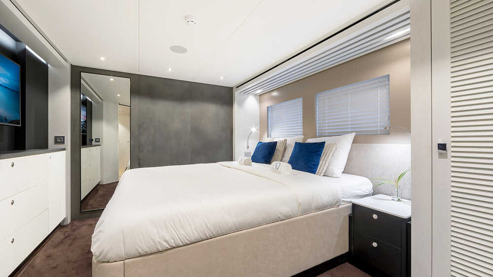 VIP cabin on starboard side lower deck