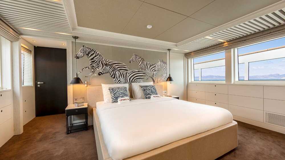 Master cabin on main deck