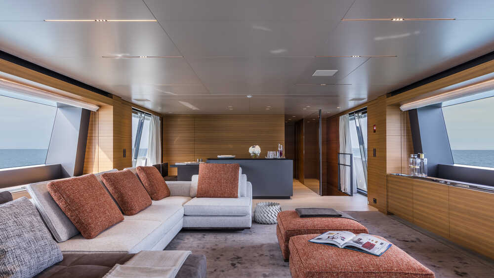 Salon on the upper deck