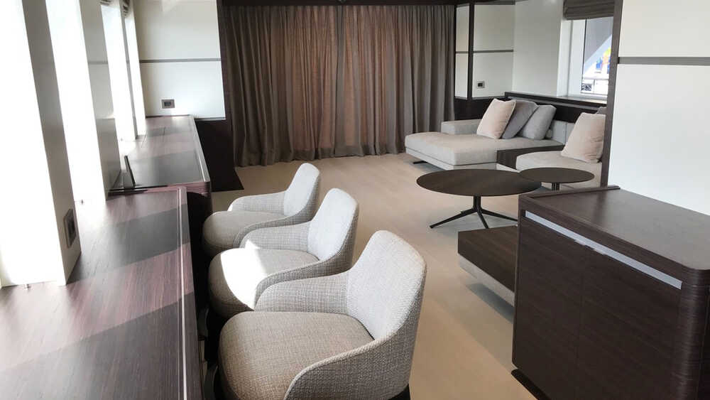 Salon on the upper deck