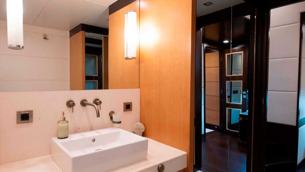 Bathroom of VIP cabin at the main deck