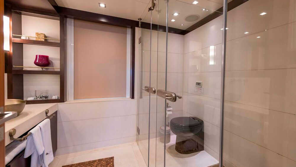 Bathroom at master cabin