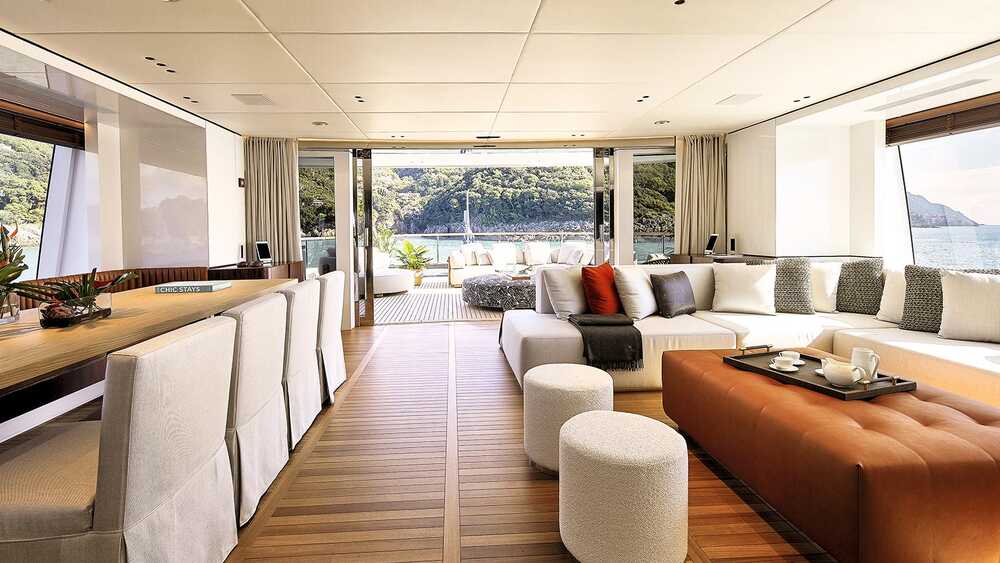 Salon on upper deck