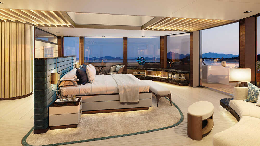 Owner's suite on owner's deck