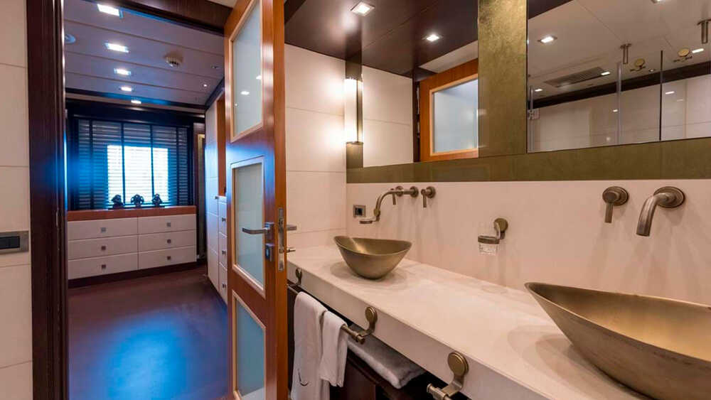 Bathroom at master cabin