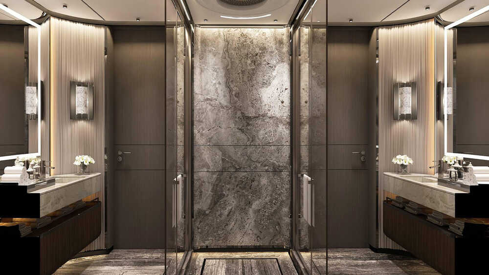 Master bathroom