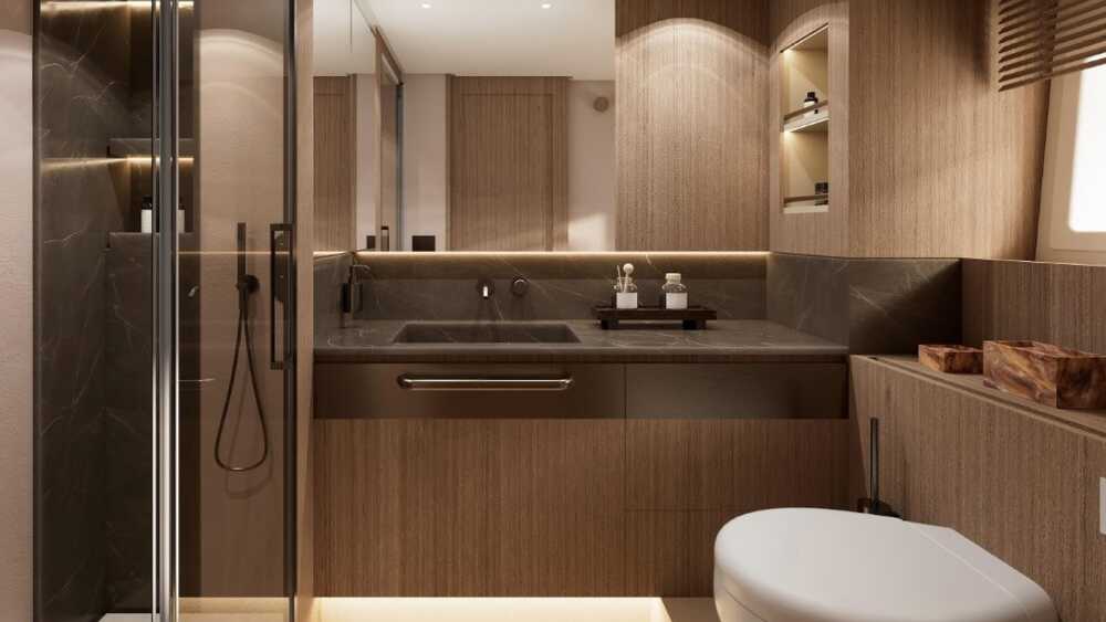 Master cabin bathroom
