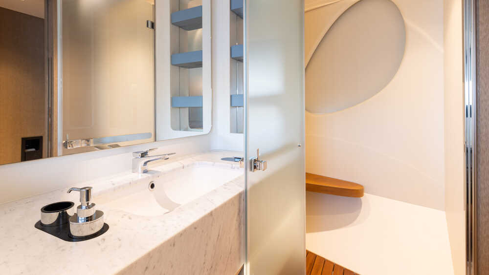 Master cabin bathroom