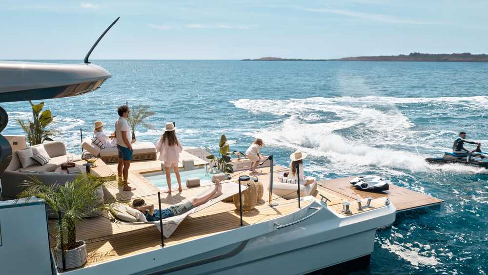 Aft beach club