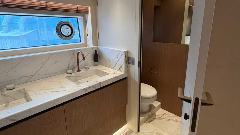 Bathroom at master cabin