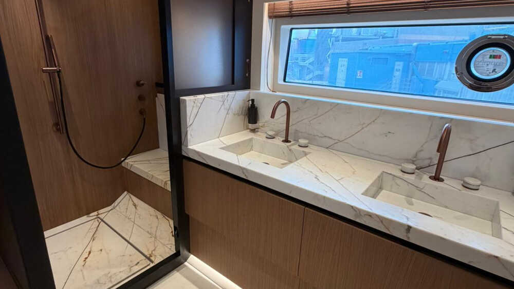 Bathroom at master cabin