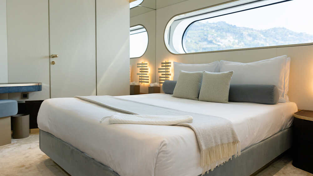VIP cabin on port side