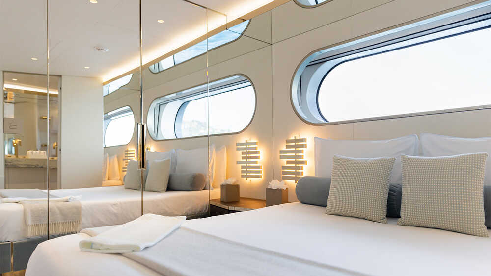 VIP cabin on stbd side