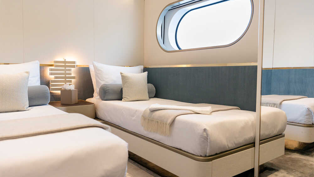 Guest cabin on stbd side