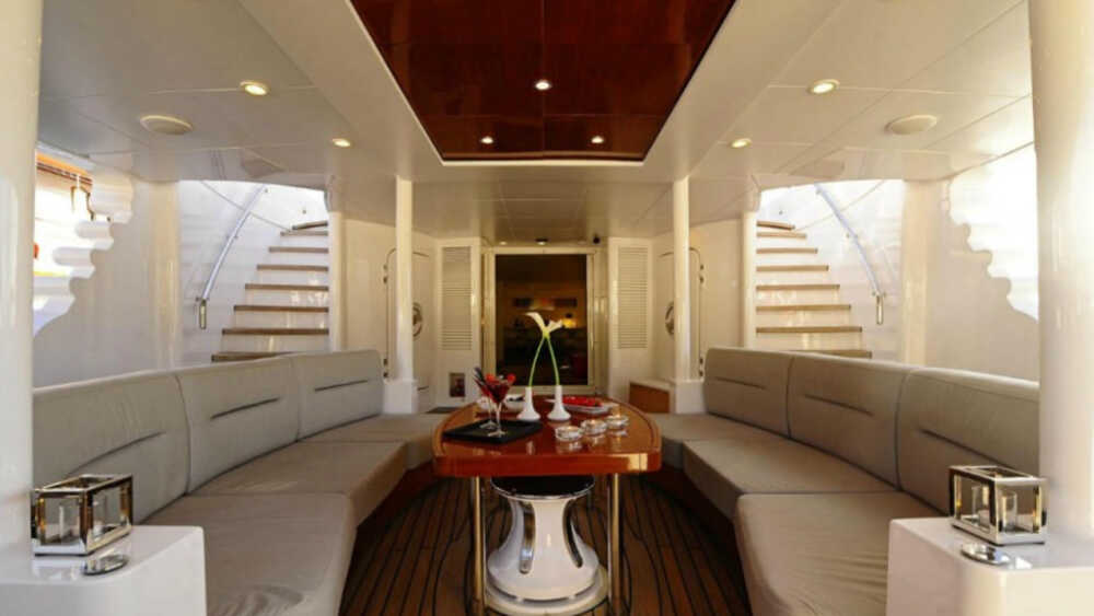 Relax area on main deck 