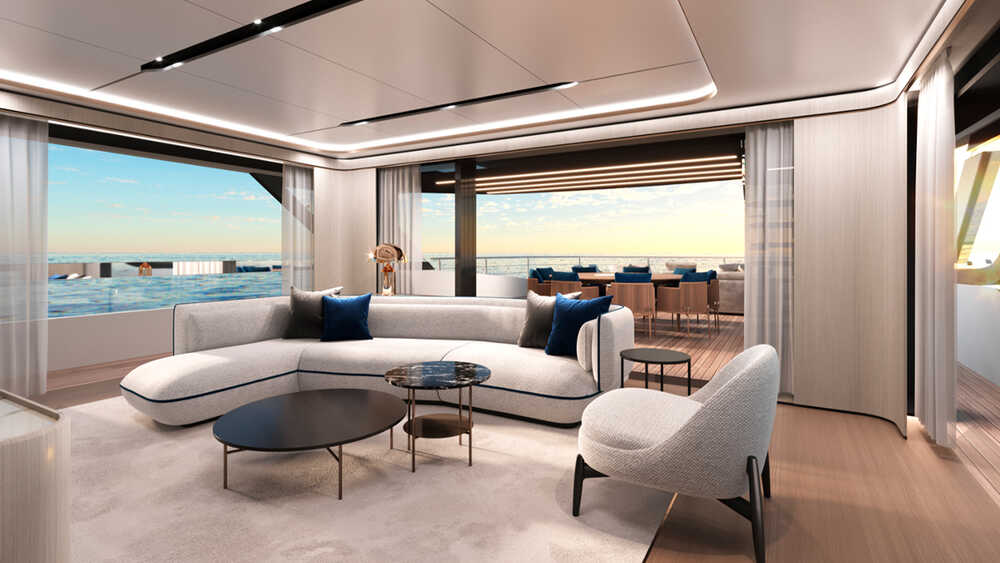Upper deck salon