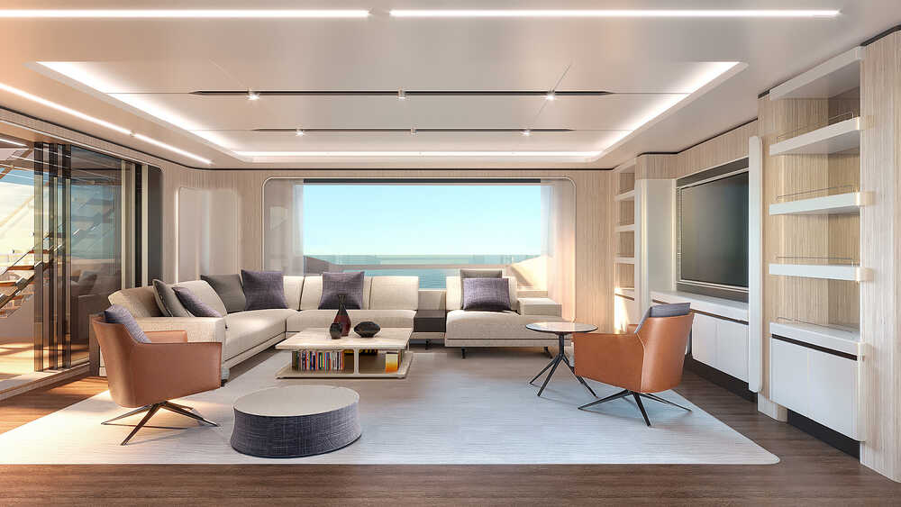 Upper deck salon