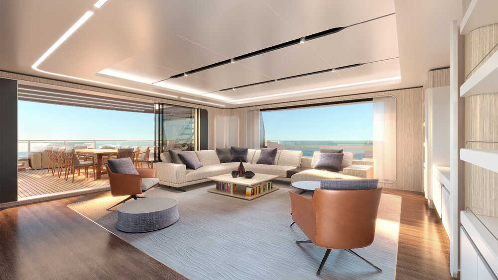 Upper deck salon
