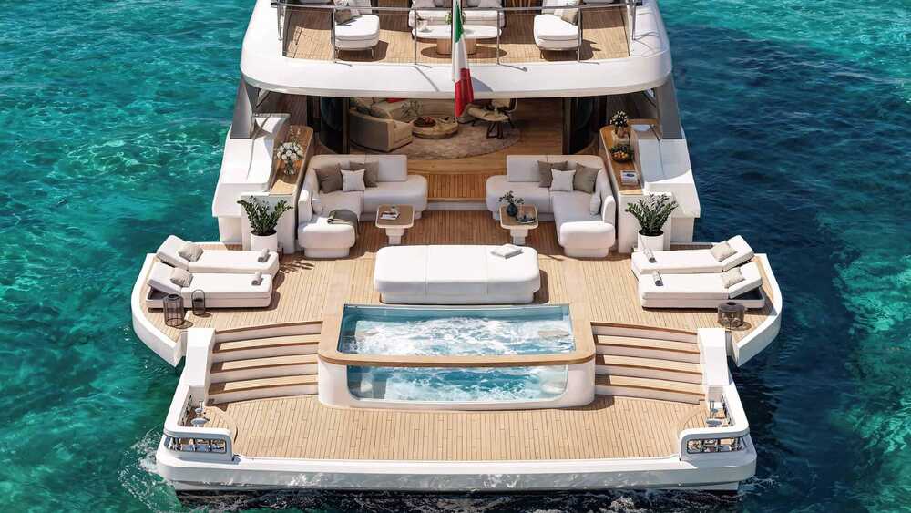 Aft lounge area