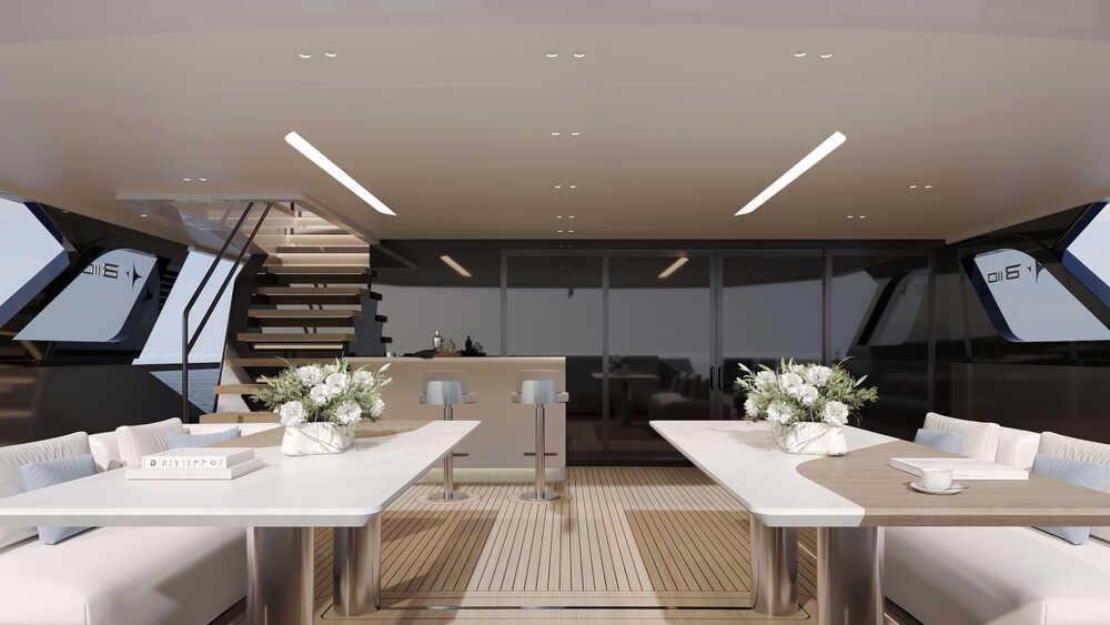 Upper deck salon