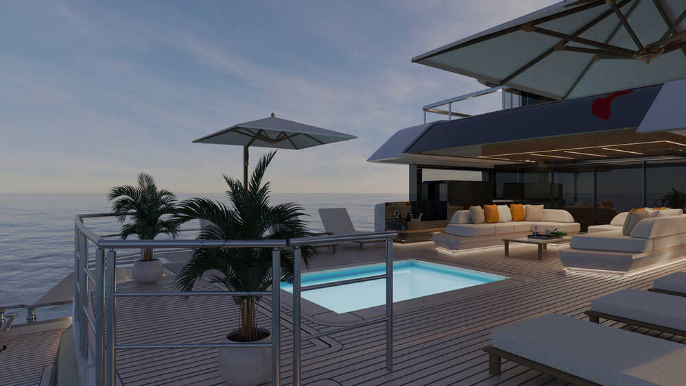 Beach club (with pool option)